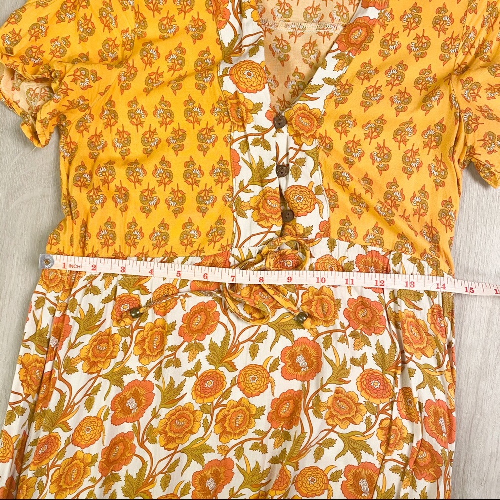 Yellow Floral Maxi Dress from Pink Desert - Picture 9 of 10
